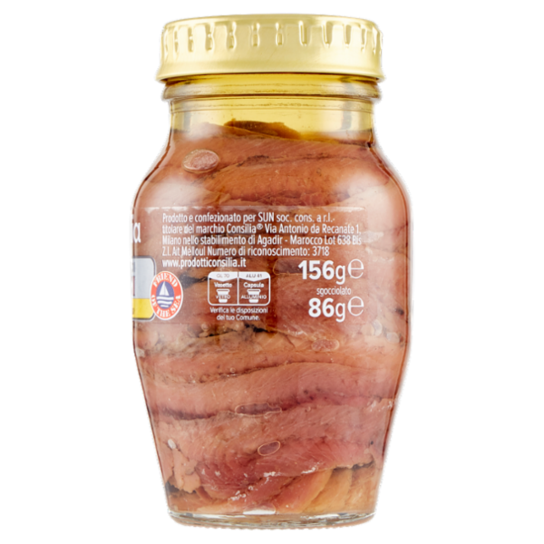 Consilia Filetti di Alici all'Olio di Oliva 156 g