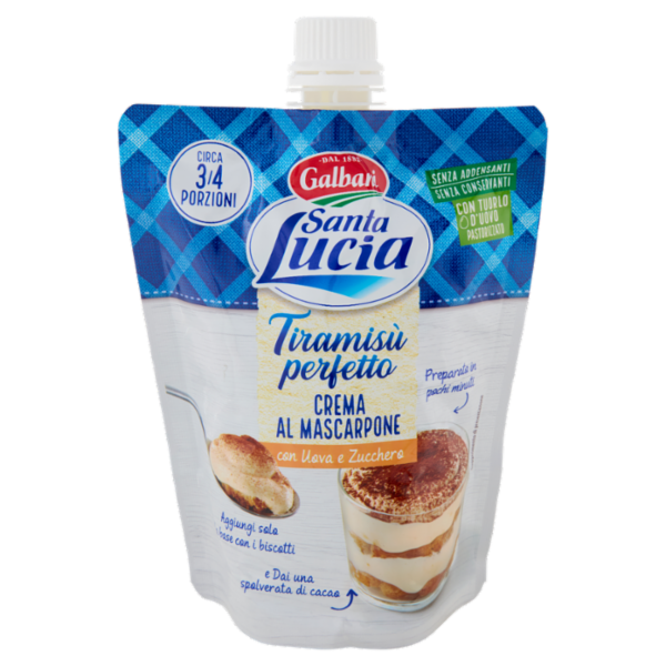 Galbani Santa Lucia Tiramisù perfetto Crema al Mascarpone 375 g
