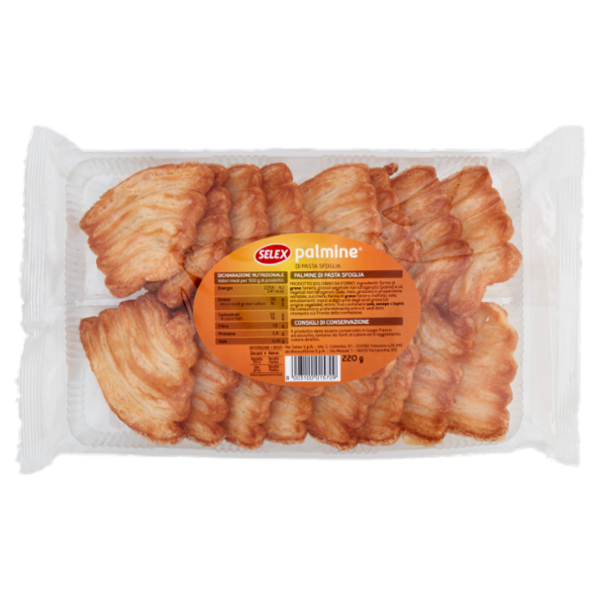 Selex Palmine di Pasta Sfoglia 220 g