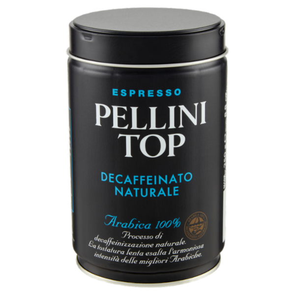 Pellini Top Espresso Decaffeinato Naturale Arabica 100% 250 g