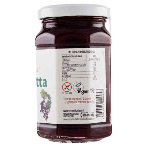 Rigoni di Asiago Fiordifrutta Ribes nero bio 250 g