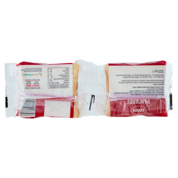 Selex Pane per Toast 6+6 Fette 220 g