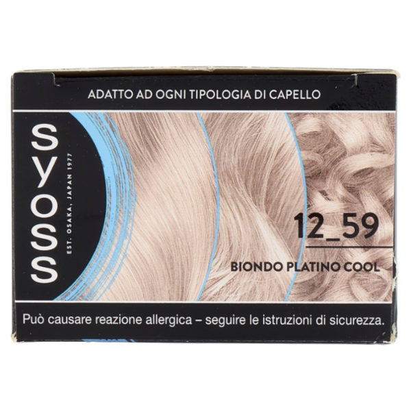 Syoss By Palette Colorazione Permanente 12_59 Biondo Platino Cool