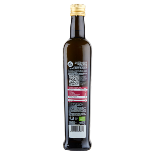 alce nero Olio Extra Vergine di Oliva Monocultivar Biancolilla 0,5 l