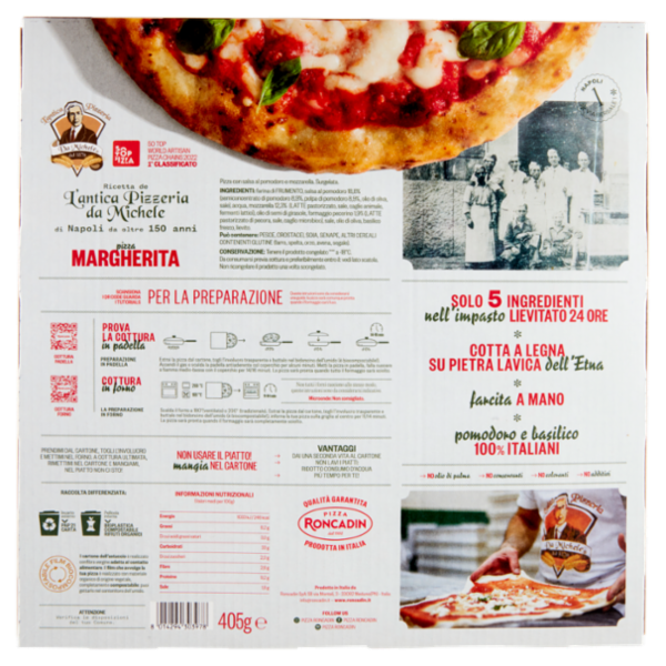 L'antica Pizzeria Da Michele pizza Margherita 405 g