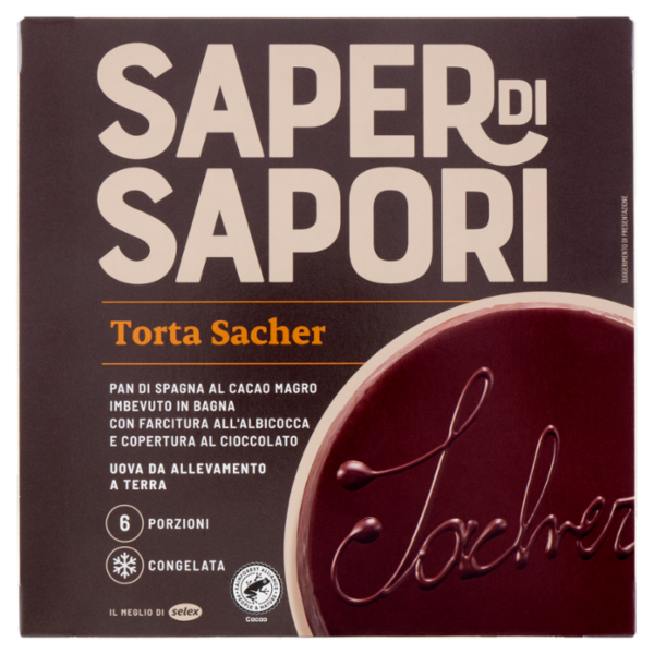 Selex Saper di Sapori Torta Sacher Congelata 450 g