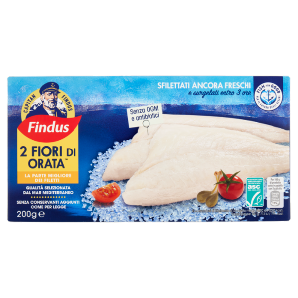 Capitan Findus 2 Fiori di Orata 200 g