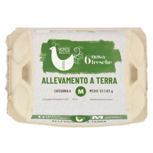 Uova Allevate A Terra Medie Monte Acuto X10