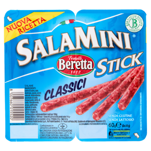 Fratelli Beretta Salamini Stick Classici 2 x 30 g