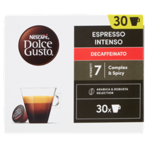 NESCAFÉ DOLCE GUSTO Intenso Decaffeinato 30 Capsule Compatibili Nescafé Dolce Gusto 186g