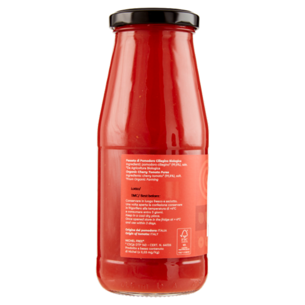 Terrae Passata di Ciliegino nichel free Biologica 420 g