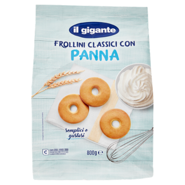 IL GIGANTE Frollini Classici con Panna 800 g
