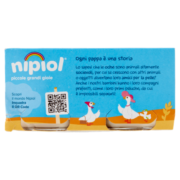 nipiol tacchino omogeneizzato con carne e cereale 2 x 80 g