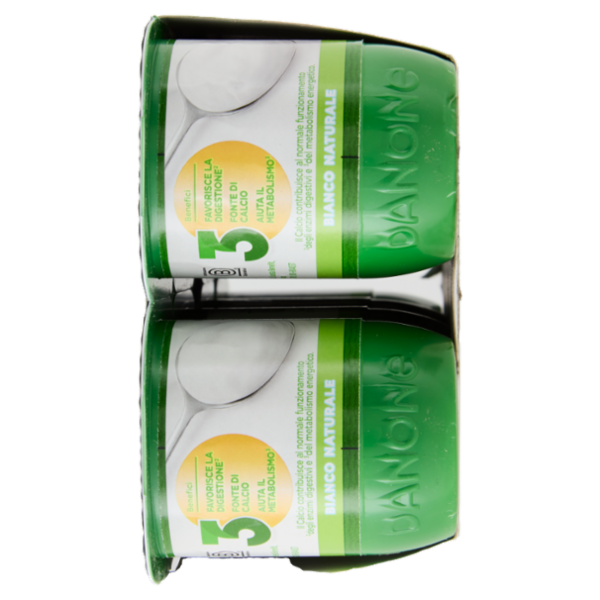 ACTIVIA Yogurt Bianco Naturale con Probiotico Bifidus, 8x125g