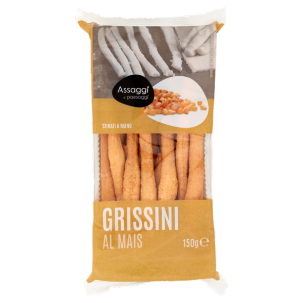 Assaggi e paesaggi Grissini al Mais 150 g