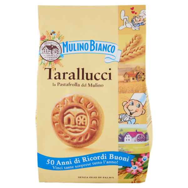 Mulino Bianco Tarallucci Biscotti con Uova Fresche 100% italiane 350g