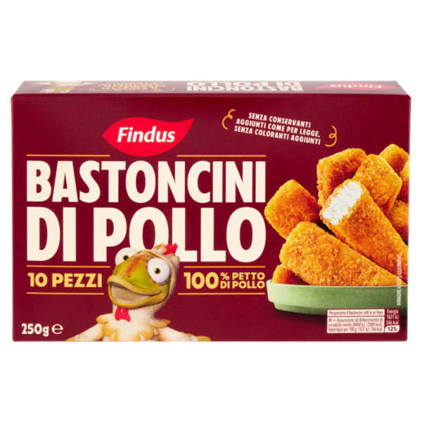 Findus 10 Bastoncini Di Pollo 250 g