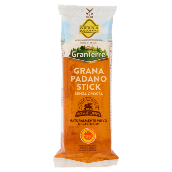 Granterre Grana Padano Dop Stick Senza Crosta 125 g