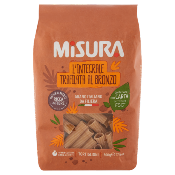 Misura L'Integrale Trafilata al Bronzo Tortiglioni 500 g