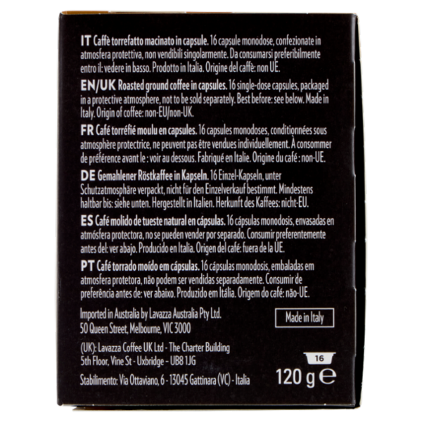 Lavazza A Modo Mio Qualità Oro Caffè d'Altura 16 Capsule 120 g