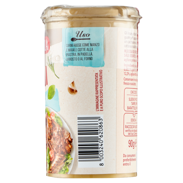 Cannamela Insaporitore per Carni Arrosto e alla Griglia 90 g