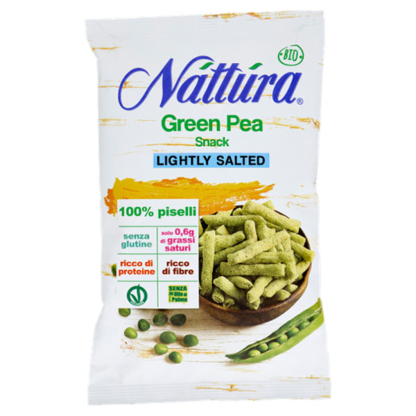 Náttúra Green Pea Snack Lightly Salted Bio 80 g