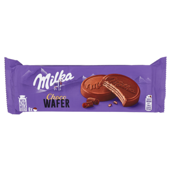Milka Choco Wafer, merenda al cioccolato al latte - 180g