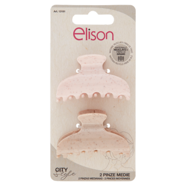 elison Pinze Medie Natural 2 pz