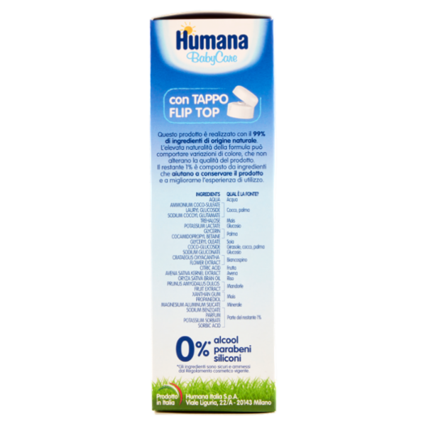 Humana BabyCare Bagnoschiuma Ultradelicato 200 ml