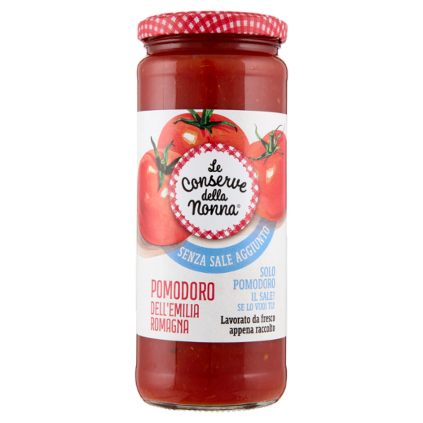 Le Conserve della Nonna Pomodoro dell'Emilia Romagna Senza Sale Aggiunto 420 g