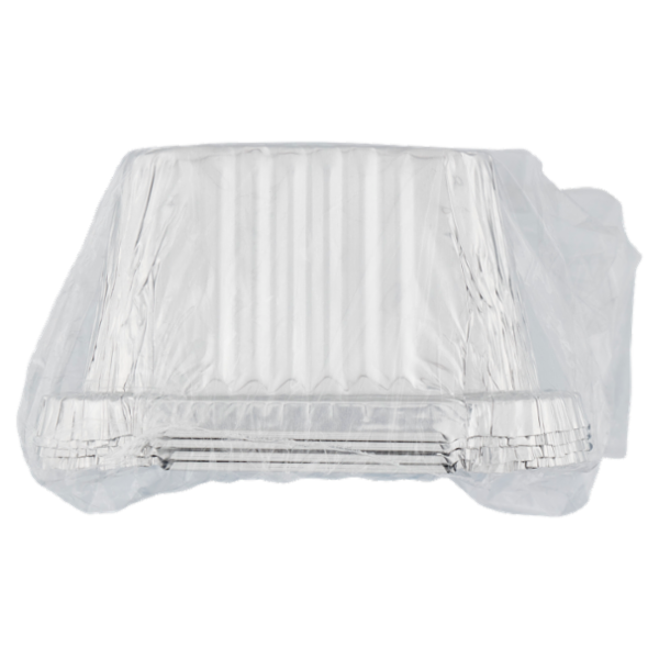 Frio Vaschette in Alluminio con Coperchio 2 Porzioni 4 pz