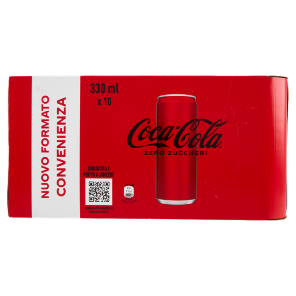 Coca-Cola ZERO lattina sleek 10 x 33 cl