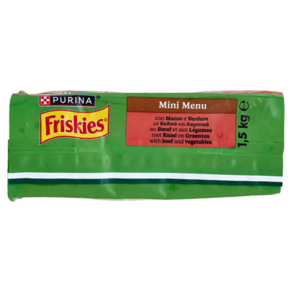 PURINA FRISKIES Mini Menu Manzo e Verdure 1,5kg