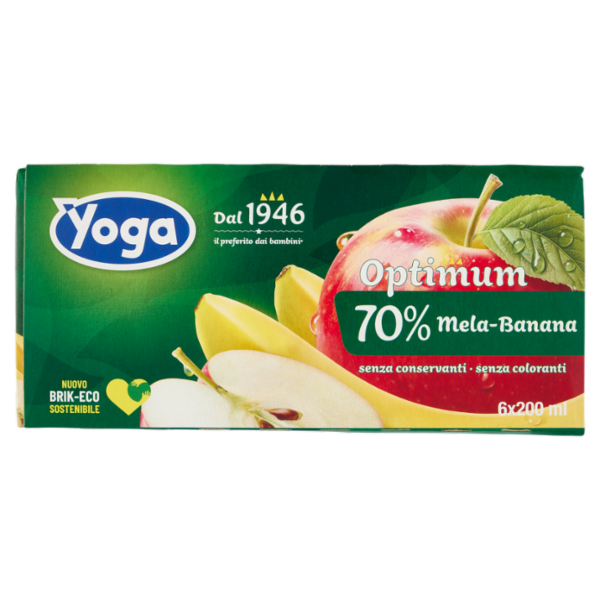 Yoga Optimum 70% Mela-BAnana 6 x 200 ml