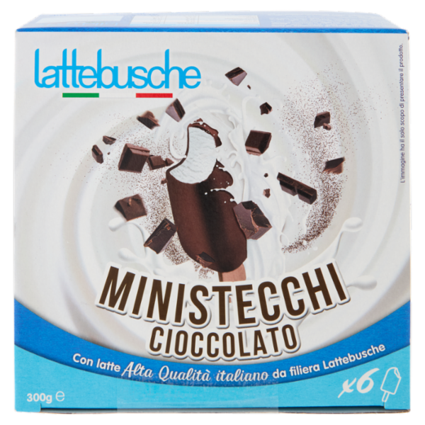 lattebusche Ministecchi Cioccolato 6 x 50 g