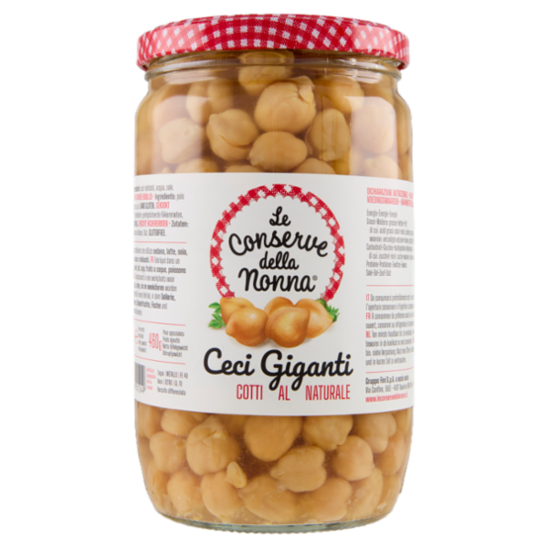 Le Conserve della Nonna Ceci Giganti Cotti al Naturale 700 g