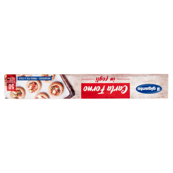 IL GIGANTE Carta Forno in fogli 33 x 38 cm 50 pz