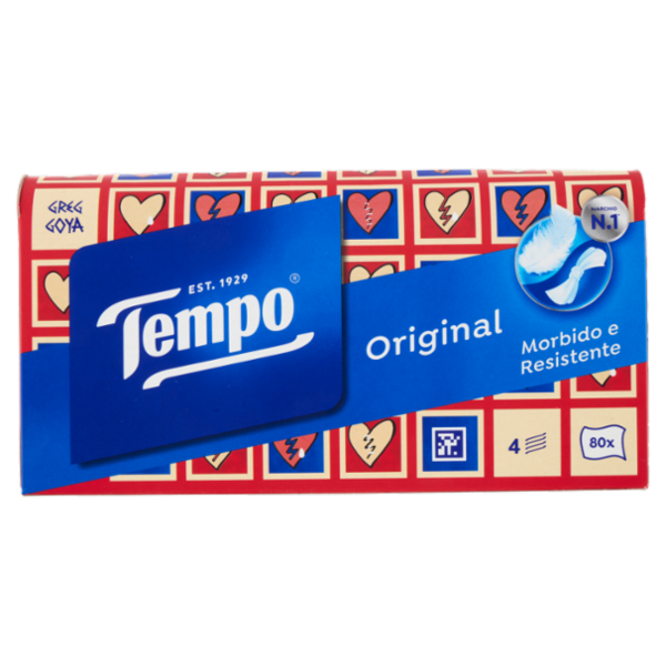 Tempo Original Fazzoletti 4 veli 80 pz