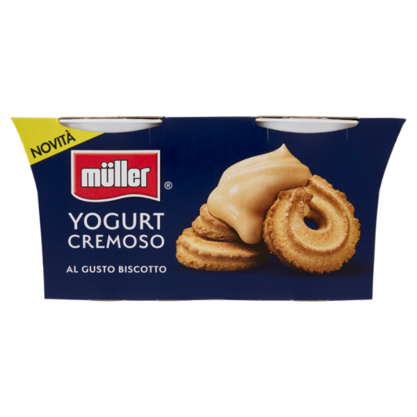müller Yogurt Cremoso al Gusto Biscotto 2 x 125 g