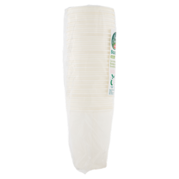 Selex Natura Chiama Bicchieri in Cartoncino Eco Biodegradabili e Compostabili 250 cc 25 pezzi