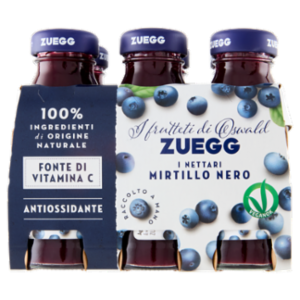 Zuegg I Frutteti Di Oswald Zuegg i Nettari Mirtillo Nero 6 x 125 Ml