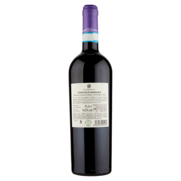 Tenute Rubino Primitivo di Manduria DOC 75 cl