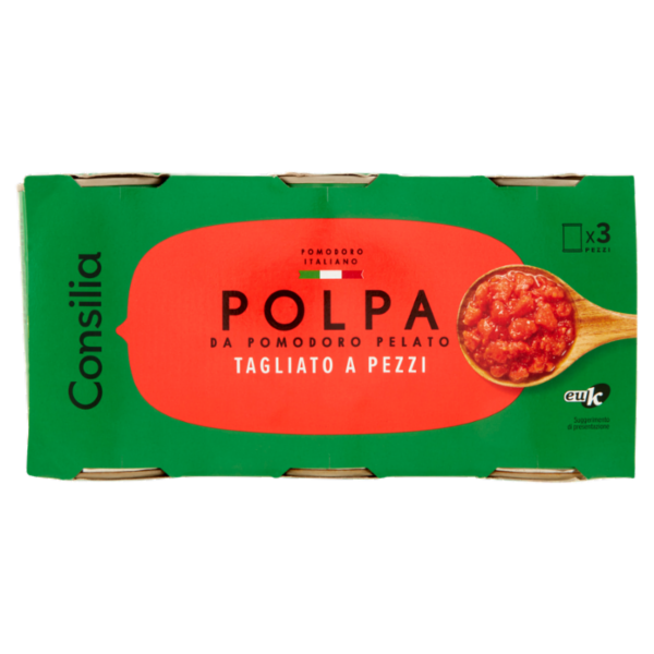 Consilia Polpa di Pomodoro a Cubetti 3x400 g