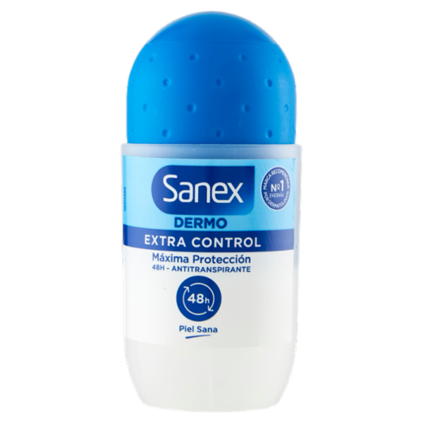 Sanex deodorante roll-on Dermo Extra Control antitraspirante 48h 50 ml