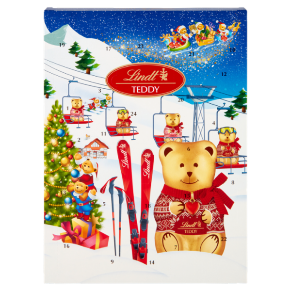 Lindt Calendario avvento Orsetto Natale 170 g