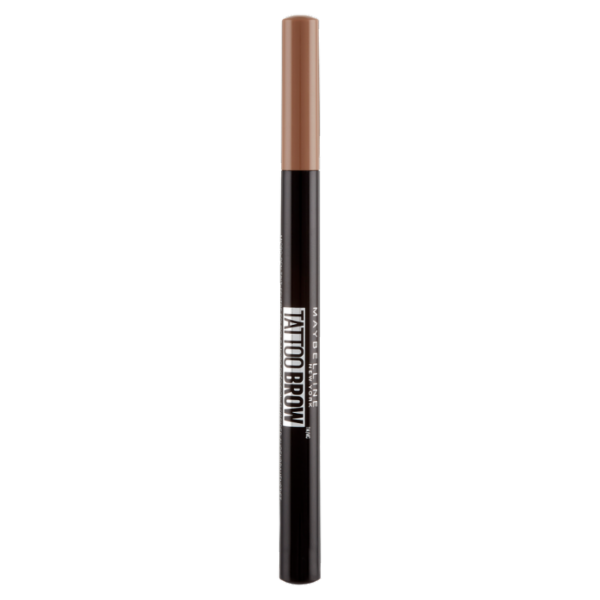 Maybelline New York Penna Sopracciglia Tattoo Brow, Risultato Definito, 130 Deep Brown