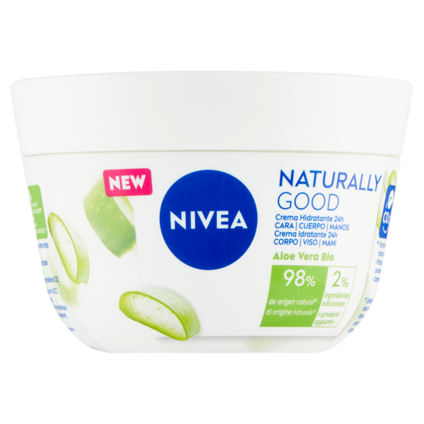 Nivea Naturally Good Crema Idratante 24h Aloe Vera Bio 200 ml