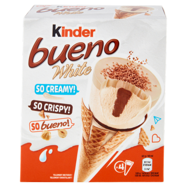 Kinder bueno White 4 x 62 g