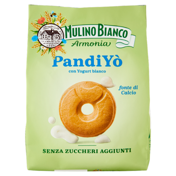 Mulino Bianco Armonia Pandiyò Biscotti Yogurt Bianco Senza Zuccheri Aggiunti Fonte di Calcio 270g