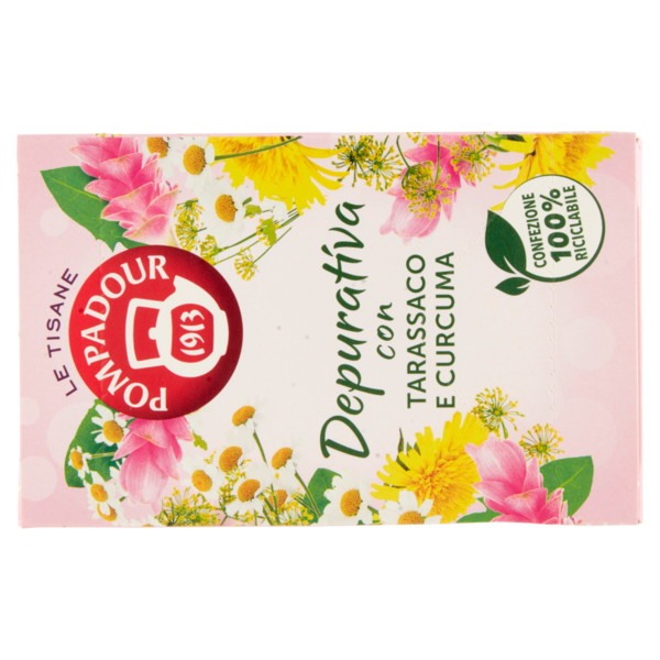 Pompadour Le Tisane Depurativa con Tarassaco e Curcuma 15 x 2 g